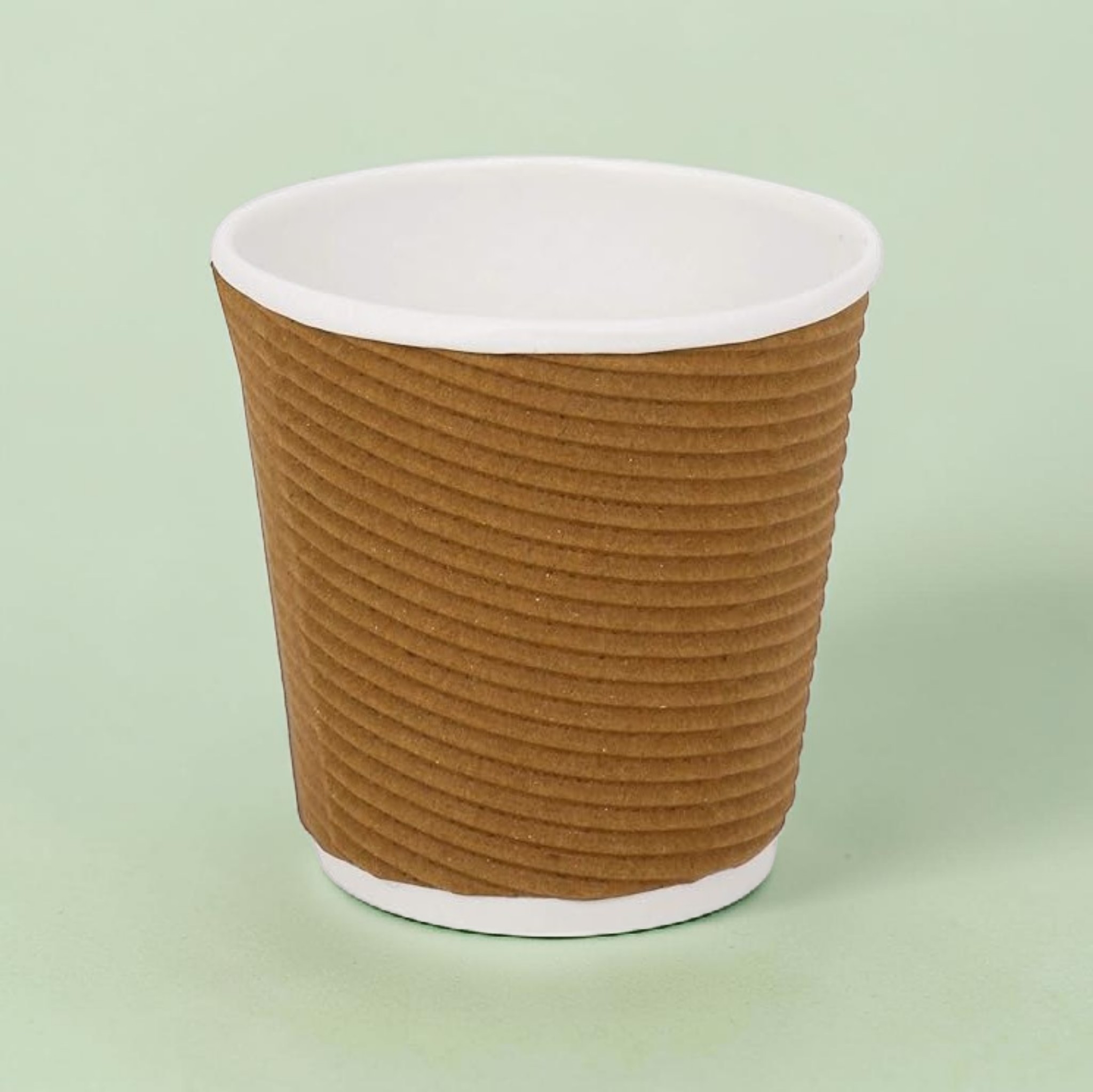 150ml Brown Ripple Paper Cups (25 pcs) – Hot & Cold Drinks