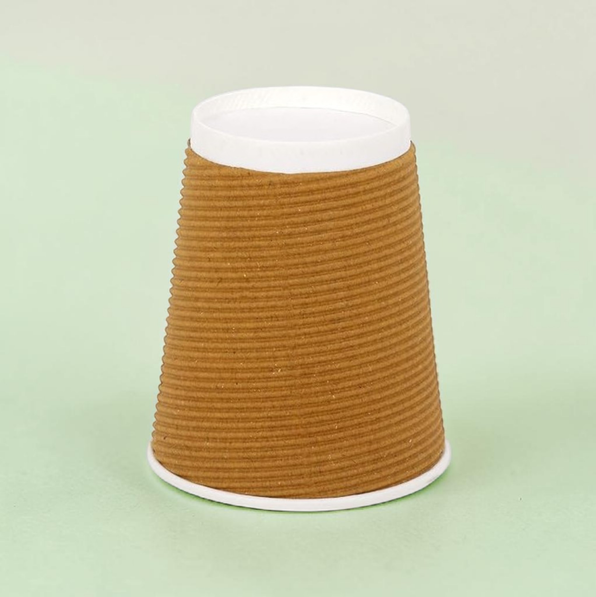 250ml Brown Ripple Paper Cups (25 pcs) – Hot & Cold Drinks